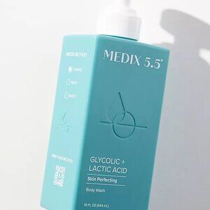 Medix 5.5, Body Wash, Skin Perfecting, Glycolic + Lactic Acid, 15 fl oz NEW